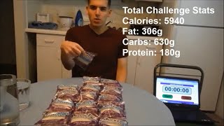 An entire box of Smuckers PBampJ uncrustables sandwich challenge 18 ct [upl. by Inaej]