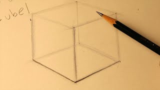 THE BEST Way to Draw a Cube Like a Pro [upl. by Merc36]