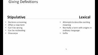 Types of Definitions [upl. by Whitten]