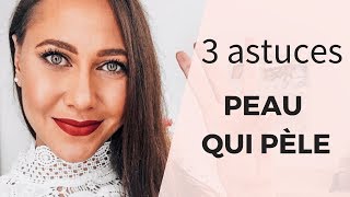 Peau qui pèle visage  3 solutions simples et efficaces pour arrêter de peler [upl. by Sikata346]