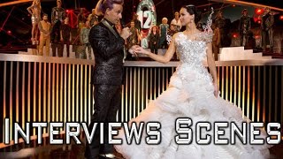 The Hunger Games Catching Fire  Interviews Scene in HD [upl. by Alix]