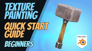 Texture Painting  Quick Start Guide  Blender [upl. by Mosora365]