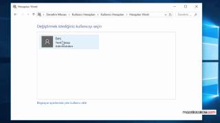 Windows 10 Kullanıcı Adı Değiştirme Nasıl Yapılır [upl. by Nwahsid]