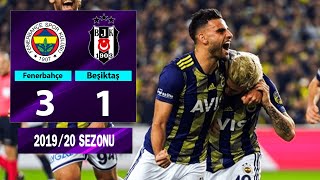 ÖZET Fenerbahçe 31 Beşiktaş  16 Hafta  201920 [upl. by Asilem]