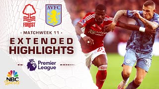 Nottingham Forest v Aston Villa  PREMIER LEAGUE HIGHLIGHTS  1152023  NBC Sports [upl. by Lrak]