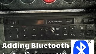 Audi Concert Bluetooth install EASY STEP BY STEP Dension GBL3AU2 [upl. by Stoops]