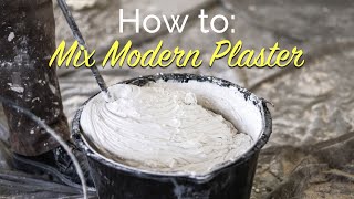 How To Mix Modern Plaster [upl. by Ahsineg122]