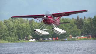 Alaska Seaplanes Taking off Landing amp Flying [upl. by Nnyloj622]