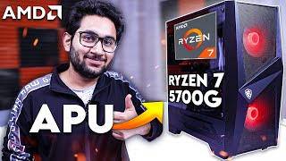 AMD Ryzen 5700G APU PC Build  Gaming Editing amp Benchmarks [upl. by Athene37]