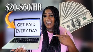 8 Legit Websites That Will Pay You DAILY Easy Work From Home Jobs No Experience [upl. by Airdna722]