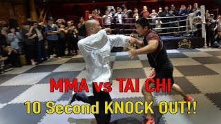 MMA vs Tai Chi 10 Second KNOCK OUT ✅ [upl. by Acinorej]