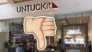 Untuckit Store Review  Exactly What I was Expecting Code quotAS20quot [upl. by Phyllys]