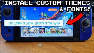 Custom Themes Nintendo Switch TUTORIAL [upl. by Atnek646]