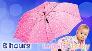 ✰ 8 HOURS ✰ RAIN SOUNDS LULLABY ♫ Soothing Music for Babies to Sleep ♫ Rain Sounds for Sleeping [upl. by Kanal]