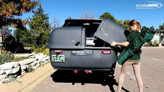 GearSpace Slideout Enclosed Cargo Carrier For Luggage amp Gear [upl. by Ybbil731]