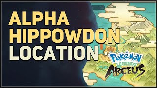 Alpha Hippowdon Location Pokemon Legends Arceus [upl. by Chrisse]