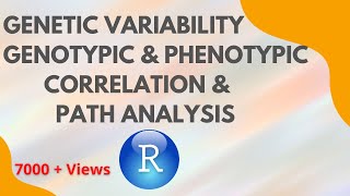 Genetic Variability and Association analysis in R [upl. by Nooj139]