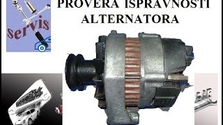 Provera ispravnosti alternatora [upl. by Octave53]