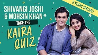 Shivangi Joshi and Mohsin Khan take the Kaira quiz  Yeh Rishta Kya Kehlata Hai  Kaira [upl. by Manaker]