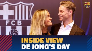 BEHIND THE SCENES Frenkie de Jongs presentation from the inside [upl. by Dutch]