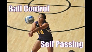 Volleyball Solo Drills Passing [upl. by Hana421]