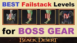 Best FAILSTACKS for BOSS GEAR Yellow Gear in Black Desert Online BDO Video Guide [upl. by Haleigh251]