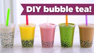 DIY Boba  Bubble Tea Healthy Recipes  Mind Over Munch [upl. by Jodie]