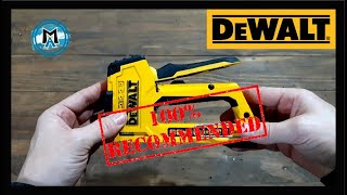 Como se usa la engrapadora clavadora manual  DEWALT 5in1 Multitacker [upl. by Honig]