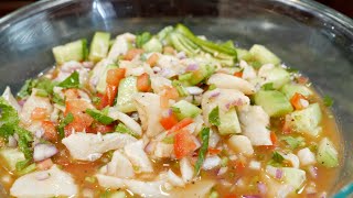 How to make THE BEST Mexican Ceviche Recipe  Views on the road Mariscos [upl. by Alvis865]