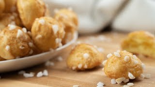 Make The Easiest Chouquettes Recipe In Under 20 minutes [upl. by Eniawd]