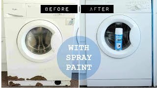 Painting a Washing Machine Rustoleum Appliance Enamel Review [upl. by Yllop153]