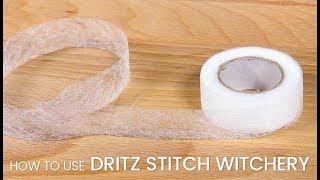 How to Use Dritz Stitch Witchery [upl. by Bouzoun]