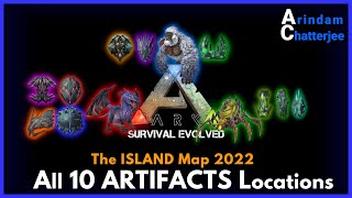 ARK Island  All ARTIFACT LOCATIONS 2022 1440p 60FPS S2E285 [upl. by Airahcaz]