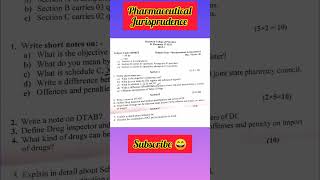 Pharmaceutical Jurisprudence Important Questions l B Pharma 5th Semester Imp Questions l [upl. by Fitz50]