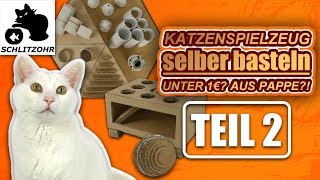 🔥Katzenspielzeug selber basteln  Unter 1 €  Teil 22  Diy Katzenspielzeug Hacks  Fummelbrett [upl. by Areik]