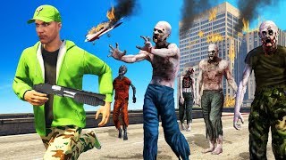 Playing GTA 5 In A ZOMBIE APOCALYPSE Scary [upl. by Gideon209]