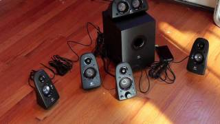 Logitech Z506 Speakers Unboxing Setup Sound Test [upl. by Lolita679]