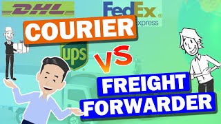 What is the difference between Courier EMS and Freight Forwarder Explained each Air cargo service [upl. by Cooperstein]