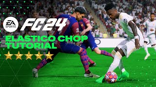 FC 24  ELASTICO CHOP TUTORIAL  Xbox amp Playstation [upl. by Ahsenroc566]