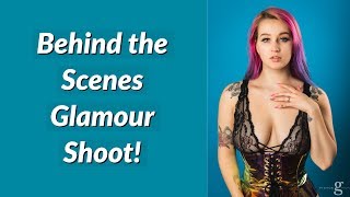 Behind the Scenes Glamour Model Photoshoot  How To Tutorial [upl. by Hunfredo]