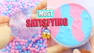 TOP 10 MOST SATISFYING SLIMES  PEACHYBBIES EDITION🍑 [upl. by Neerhtak976]