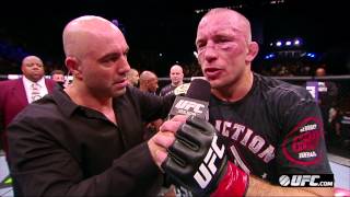 UFC 167 Georges StPierre Octagon Interview [upl. by Ventre]