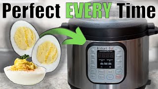 Instant Pot Hard Boiled Eggs Perfect EVERY TIME [upl. by Dombrowski]