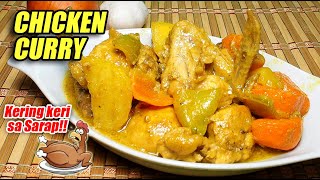 TASTY PINOY STYLE CREAMY CHICKEN CURRY EASY TO COOK [upl. by Ynnelg]