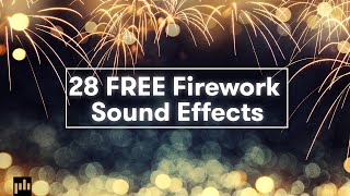 Download 28 FREE Firework Sound Effects SFX  PremiumBeatcom [upl. by Annazor608]