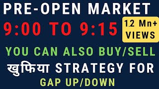 What is Pre Opening Session in Stock Market  How to trade in Pre Open Market [upl. by Wahl]