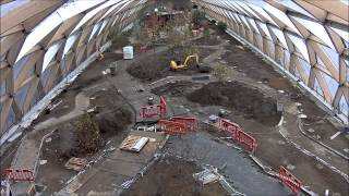 Fosters Crossrail Place roof garden at Canary Wharf [upl. by Juanita]