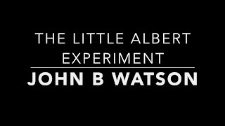 Interesting Psychology The Little Albert Experiment live footage [upl. by Ruskin255]