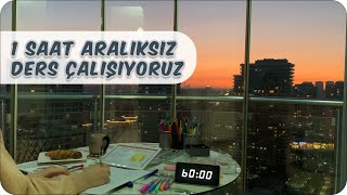 1 Saat Aralıksız Ders Çalış  Gün Batımı ve Motivasyon Artırıcı Müziklerle ✍🏻 [upl. by Ron505]