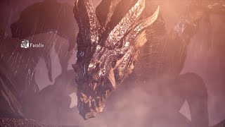 Monster Hunter World  Fatalis Final Boss Fight Dual Blades [upl. by Naasar]